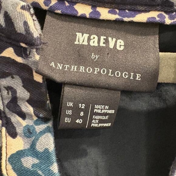 Maeve Anthropologie Savannah Shift Dress Size 8 Gorgeous Details - Picture 7 of 8